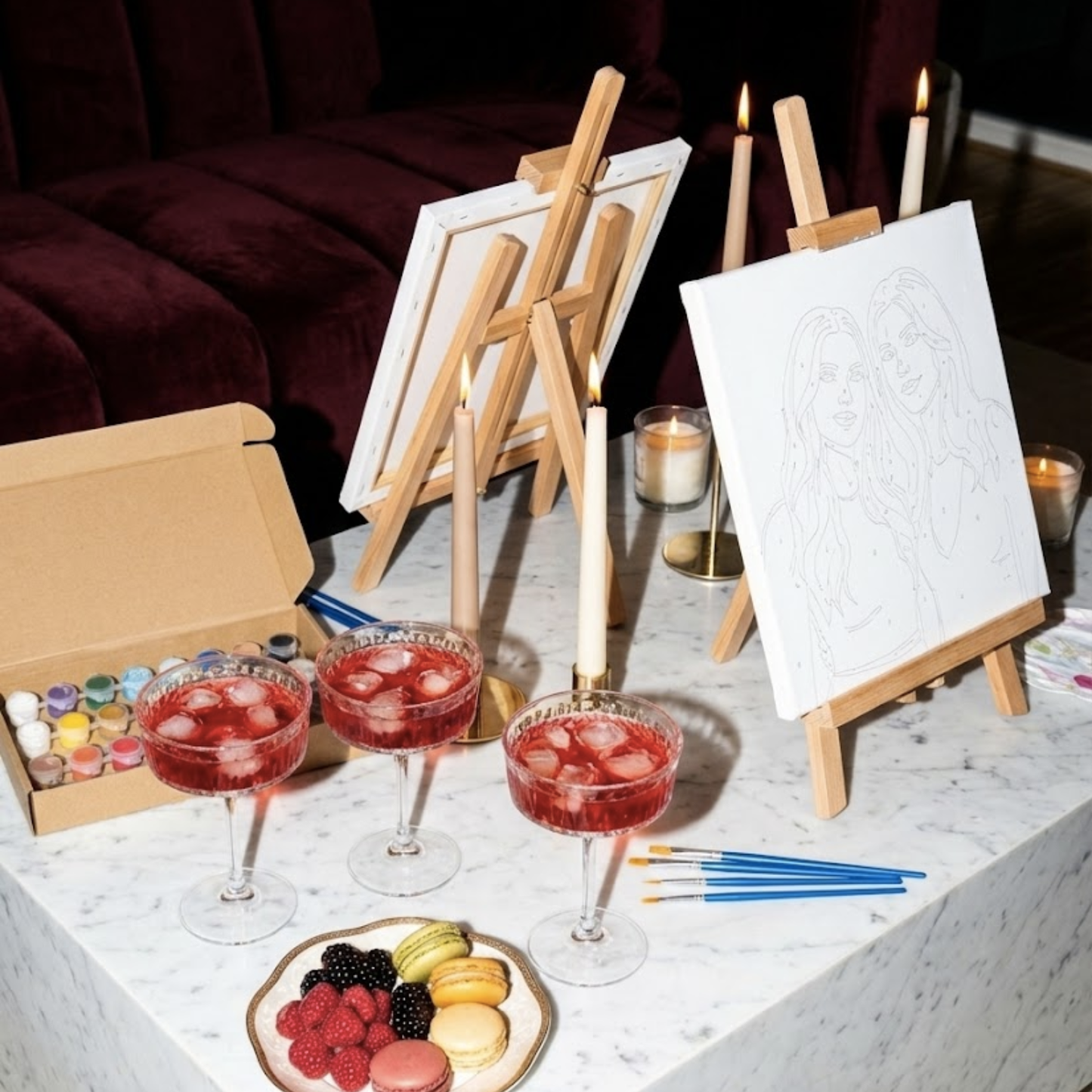 Girls Night Paint Kit