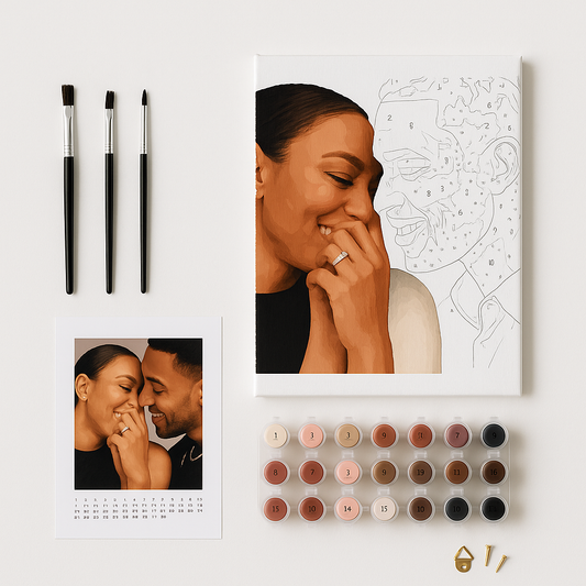 Custom Paint by Number - Romantique Kit