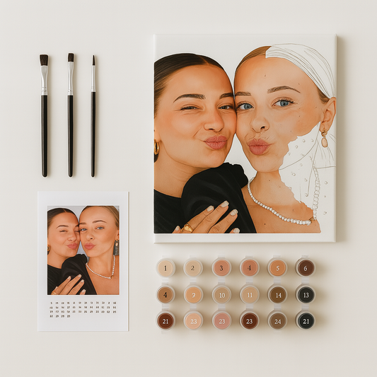 Custom Paint by Number - Friendship Kit